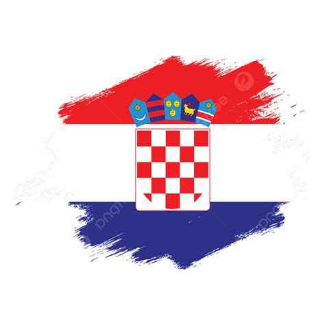 Croatia Vector Flag, Flag, Vector Flag, Grunge Flag PNG and Vector with ...