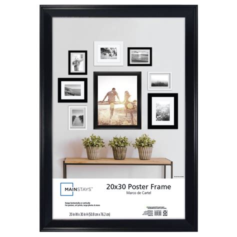 Mainstays 20"x 30" Casual Picture and Poster Frame, Black - Walmart.com ...