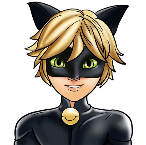 How to Draw Cat Noir from Miraculous - Really Easy Drawing Tutorial ...