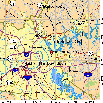 Old Hickory, Tennessee (TN) ~ population data, races, housing & economy