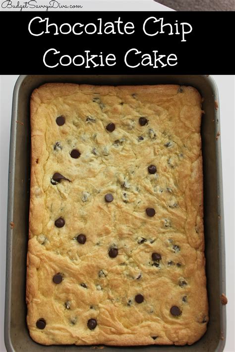 chocolate chip cookie cake recipe