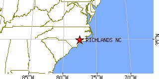 Richlands, North Carolina (NC) ~ population data, races, housing & economy