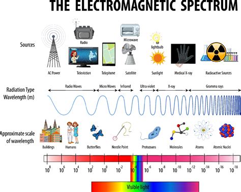 Science Electromagnetic Spectrum diagram 1928633 Vector Art at Vecteezy