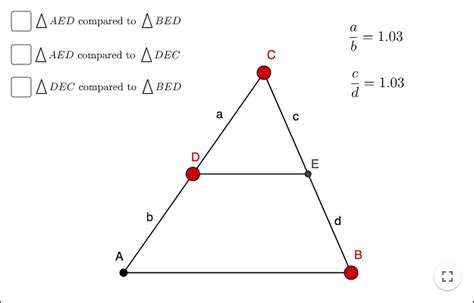 Geometry - Similar Triangles