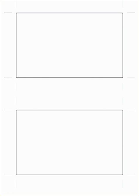 Printable Blank Business Card Template