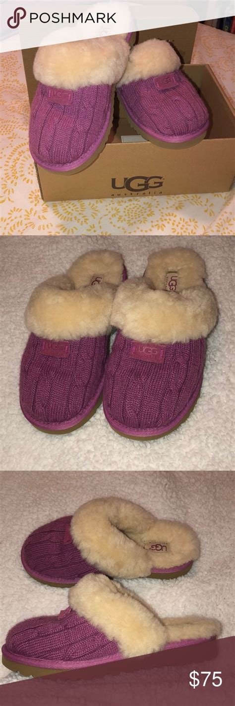 pink ugg slippers! cozy knit! | Pink ugg slippers, Pink uggs, Cozy knits