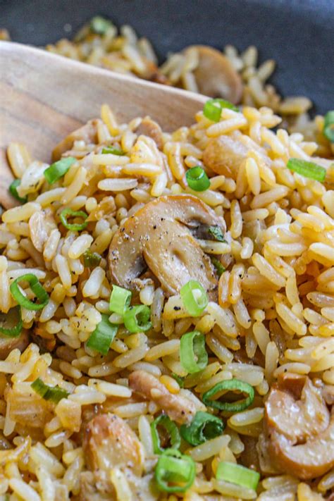 Easy Mushroom Fried rice