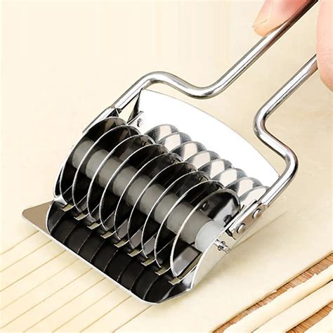 Behogar Manual Stainless Steel Noodle Lattice Roller Maker Cutter ...