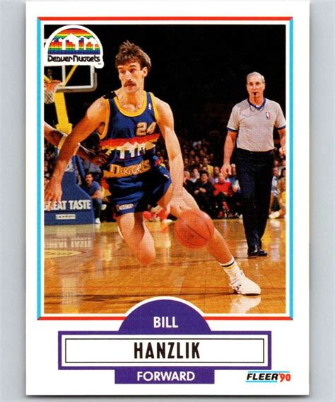 1990-91 Fleer #49 Bill Hanzlik Nuggets NBA Basketball – Hockey Card ...