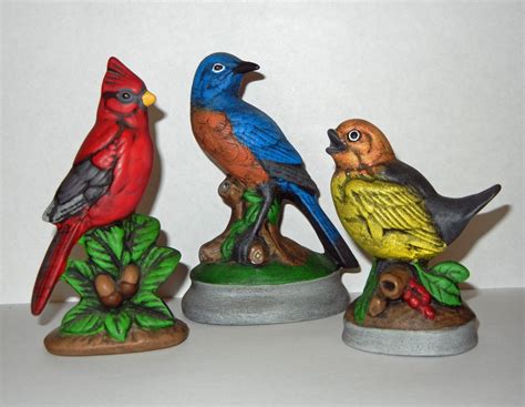 Ceramic Bird Figurines