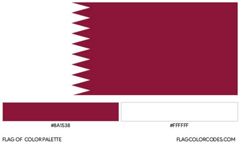 Qatar flag color codes