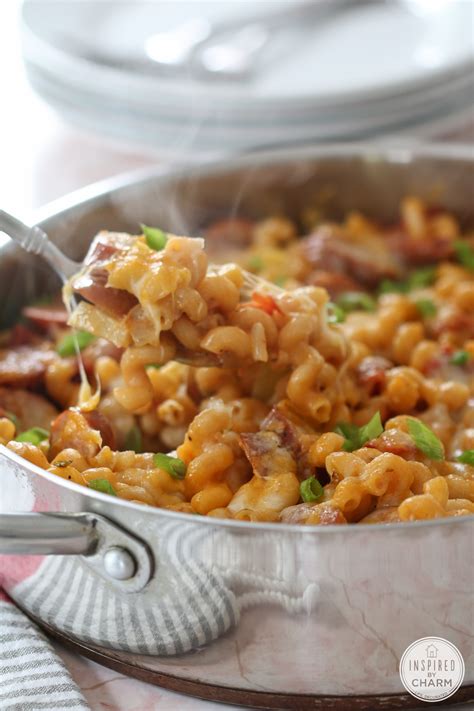 Chicken Apple Sausage One Pan Pasta - easy and flavorful recipe