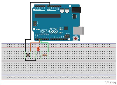 Getting Started with Arduino Uno: Controlling LED with Push Button