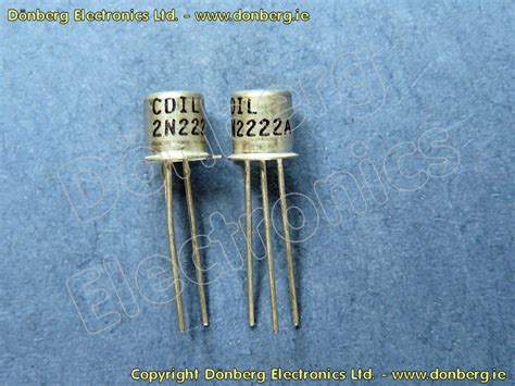 Semiconductor: 2N2222A (2N 2222A) - TRANSISTOR SILICON NPN / 40V / 0.8A ...