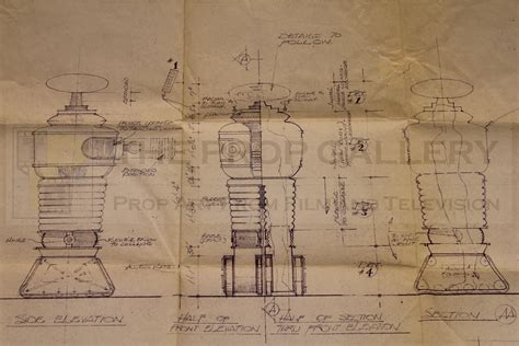 The Prop Gallery | Lost in Space (1965) - Original Robot plans