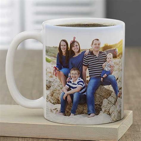 Family Photo Personalized Coffee Mugs