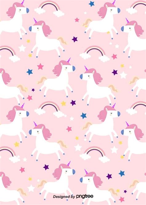 Cartoon Unicorn Rainbow Patterns Background | Unicorn wallpaper cute ...