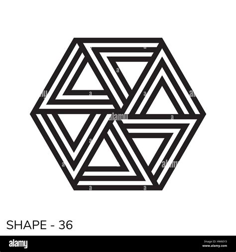 Simple Geometric Shape Stock Vector Image & Art - Alamy