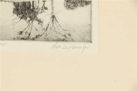 Three Don Swann and Don Swann Jr. Etchings Including "Reflections" | EBTH