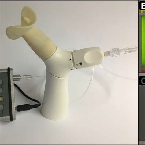 Respiratory training device. An exemplary presentation of the ...