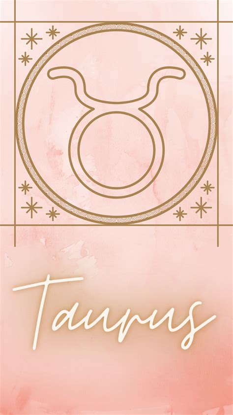 Taurus Zodiac Phone Wallpaper/ Background