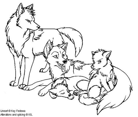 cute family | Cute wolf drawings, Animal sketches, Animal drawings