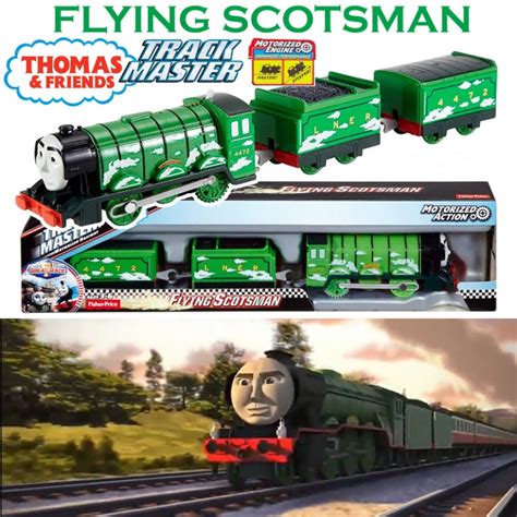 Thomas Friends Fisher Price Trackmaster Flying Scotsman Train ...