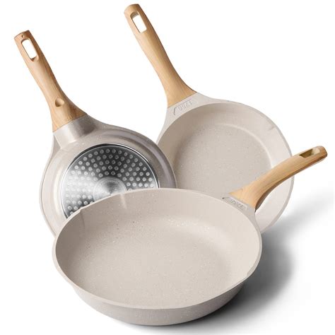 【をいただい】 Non-stick induction cookware set -pack -15-White ＆ 12.6inch Non ...