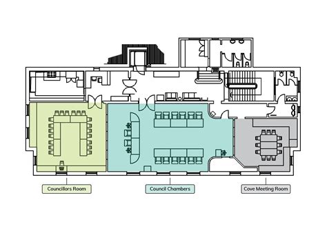 Town Hall Floor Plan - The Floors