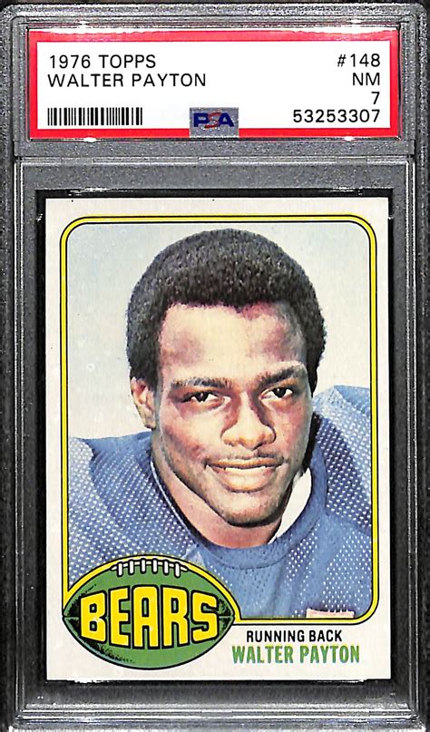 Lot Detail - 1976 Topps Walter Payton Graded PSA 7