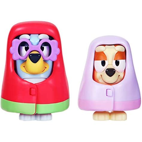 Bluey - Grannies: Bluey & Bingo 2.5" Figures - 2 Pack, Multicolor ...