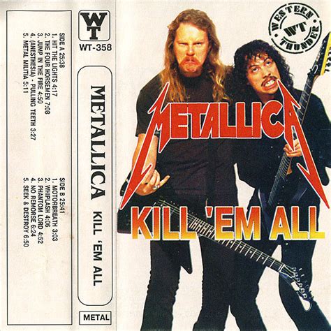 Metallica - Kill 'Em All (Cassette) | Discogs