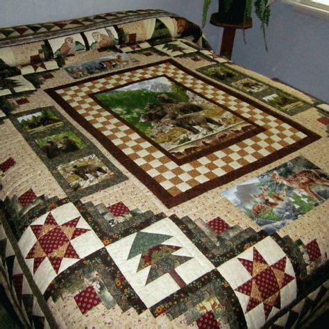 Wildlife Quilt; Designed and pieced by Lucy Maust Quilted by Esther B ...