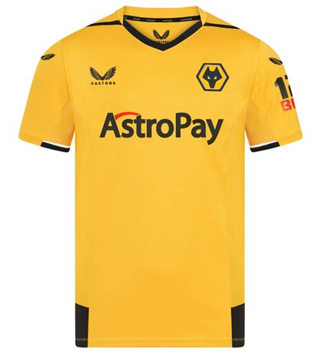 Wolves 22/23 Home Jersey - SoccerArmor