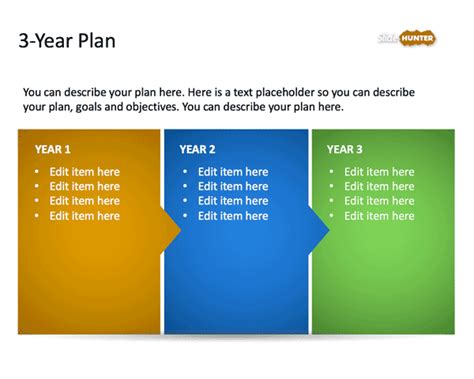 Free 3-Year Strategic Plan PowerPoint Template & Presentation Slides