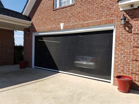 Motorized Garage Door Screens - Skyview Retractables