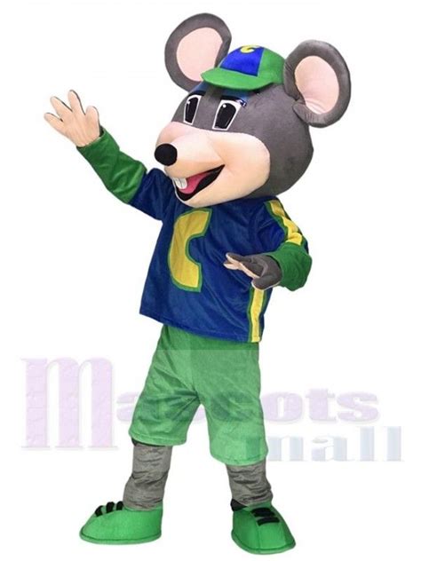 Chuck E. Cheese Mascot Costume Mouse Mascot Costume