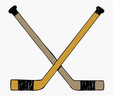 Clipart Cross Hockey Stick - Clip Art Ice Hockey Clipart, HD Png ...