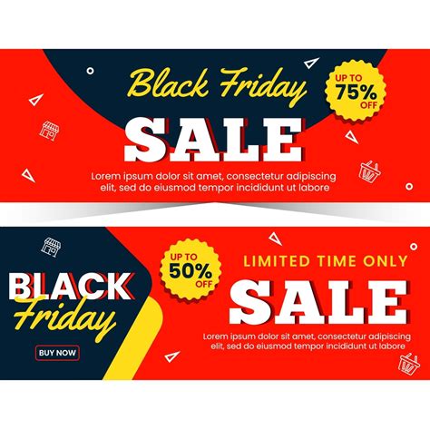 Simple banner sale for black friday season 2038059 Vector Art at Vecteezy