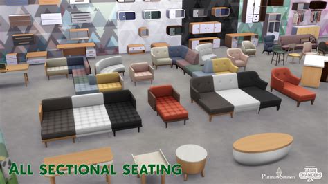 The Sims 4 Dream Home Decorator – BB sectional sofas – Platinum Simmers