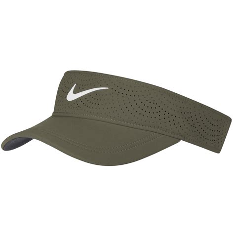 Nike Women's Nike Aerobill Golf Visor, Medium Olive/Anthracite/White ...