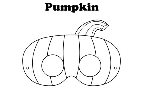 Halloween Masks coloring pages to download and print for free