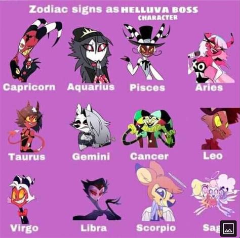 Zodiac Sign as Helluva boss character, comment now, or else. : r ...