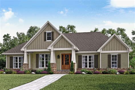 Craftsman House Plan Loaded with Style - 51739HZ | Architectural ...