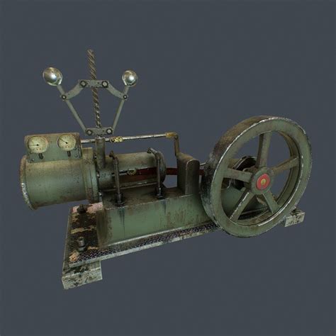 Steam Engine 3D model animated | CGTrader