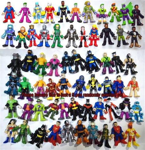 Lot of 5 Fisher Price Imaginext Random Select DC Super Hero Loose ...