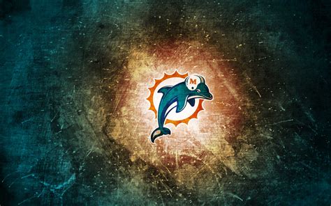 Miami Dolphins Logo Wallpaper Free Download