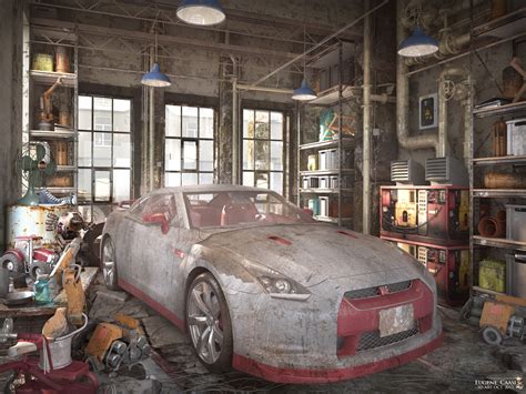 ArtStation - THE OLD GARAGE