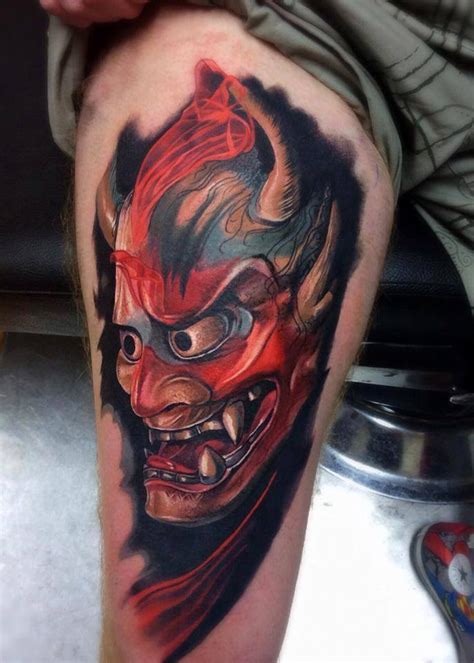 Hannya Mask Tattoo