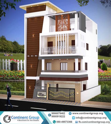 3d building elevation-3d front elevation - 3D Rendering in Bangalore